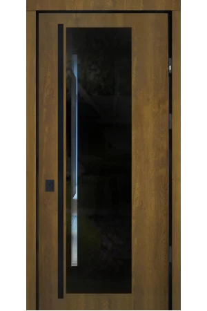 Вхідні двері Straj PROOF StarMax Glass DMD 1800 дуб темний